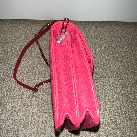 Chanel Thread Around Square Quilted Grained Calfskin Leather Crossbody Bag - Picture 7 of 11